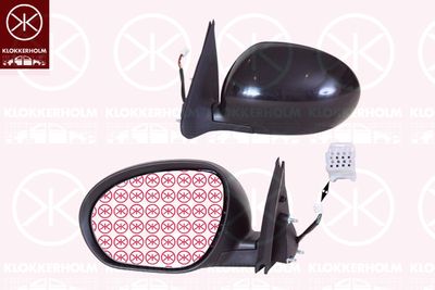 KLOKKERHOLM 16381043 Наружное зеркало  для NISSAN JUKE (F15) 1.6 DIG-T