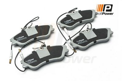 stabdžių trinkelių rinkinys, diskinis stabdys 1B1068 ProfiPower