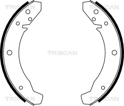 Комплект тормозных колодок TRISCAN 8100 29104 для PORSCHE 924