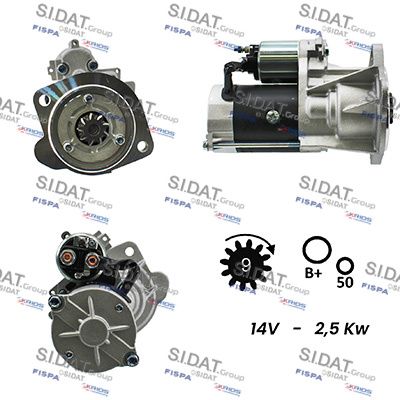 FISPA Startmotor / Starter (S12HT0190A2)