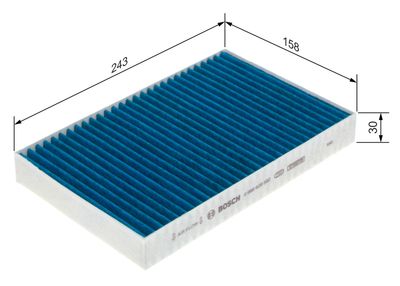 FILTER INNENRAUMLUFT BOSCH 0986628592 4