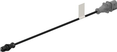 ABS pijp (lengte: 200mm, aansluiting: HDSCS Code B/KEA plug, 2 pin)