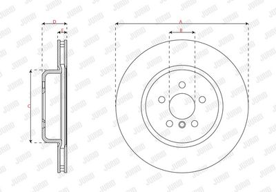 BREMSSCHEIBE JURID 563839JC1 1