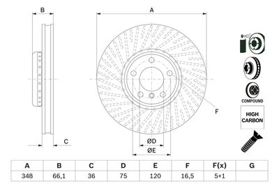 DISC FRANA BOSCH 0986479E19 4