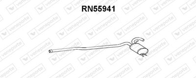 Предглушитель выхлопных газов VENEPORTE RN55941 для RENAULT 11