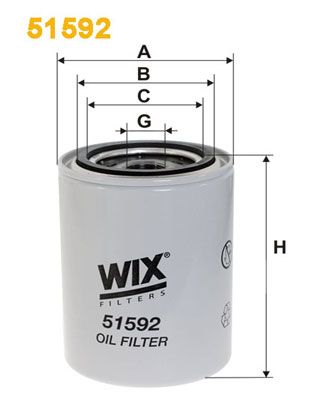 WIX-FILTERS 51592 Масляний фільтр 