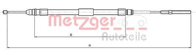 METZGER 10.4137 Трос ручного тормоза  для BMW 3 (Бмв 3)