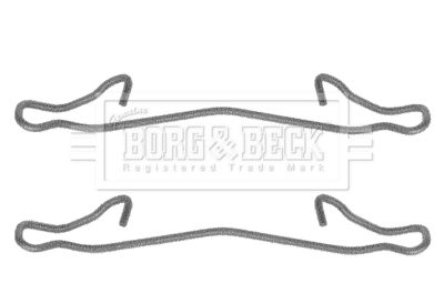 Комплектующие, колодки дискового тормоза BORG & BECK BBK1036 для FORD FUSION