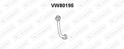 ABGASROHR VENEPORTE VW80195