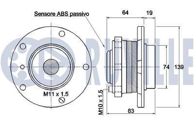 RADLAGERSATZ RUVILLE 220053 1