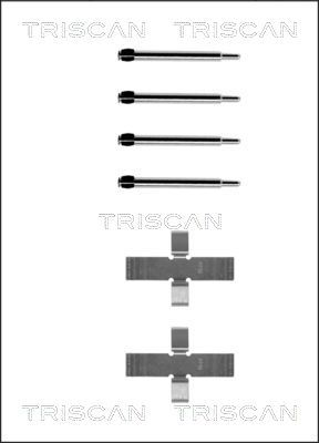 Комплектующие, колодки дискового тормоза TRISCAN 8105 101288 для ALFA ROMEO 75