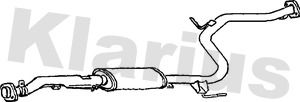 KLARIUS 260654 Глушитель выхлопных газов  для MAZDA 323 F V (BA) 2.0 24V