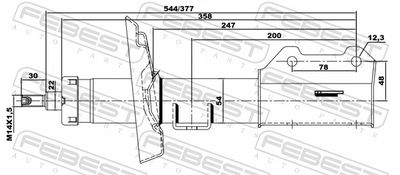 AMORTIZOR FEBEST 18660627FL 1