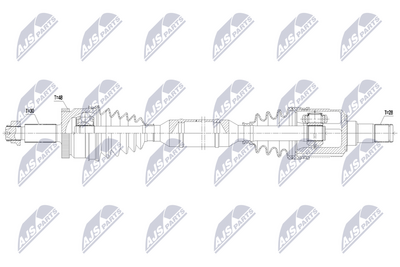 полуоска NTY NPW-HY-699