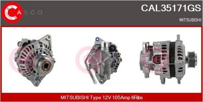 GENERATOR / ALTERNATOR CASCO CAL35171GS