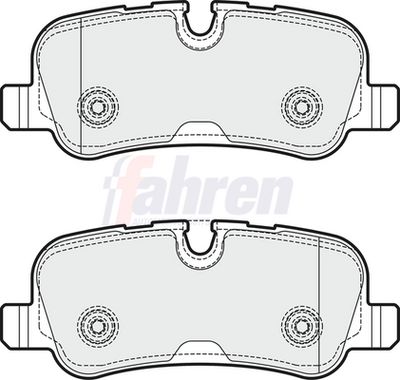 Fahren Brake Pad Set, disc brake FBP3265