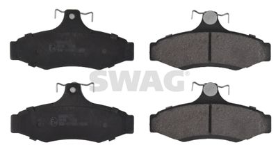 Комплект тормозных колодок, дисковый тормоз SWAG 89 91 6507 для DAEWOO LEGANZA