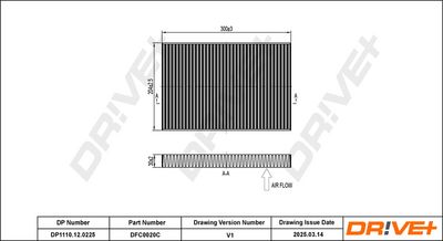 FILTER INNENRAUMLUFT DR!VE+ DP1110120225 0