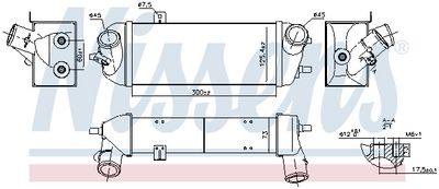 INTERCOOLER COMPRESOR NISSENS 961413 4