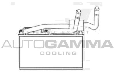Теплообменник, отопление салона AUTOGAMMA 107586 для BMW X6