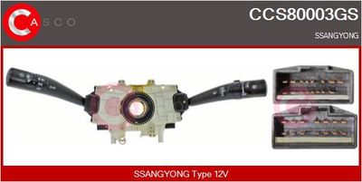 Выключатель на рулевой колонке CASCO CCS80003GS для SSANGYONG RODIUS