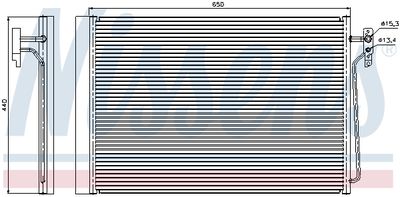 CONDENSATOR CLIMATIZARE NISSENS 940045 6