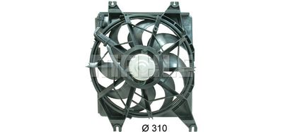 Вентилятор, охлаждение двигателя WILMINK GROUP WG2180520 для HYUNDAI ACCENT