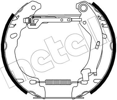 METELLI 51-0446 Тормозные колодки барабанные  для FIAT PANDA (169_) 1.2 4x4 (169.AXB2A)