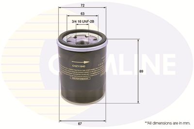 COMLINE CSZ11940 Масляный фильтр  для TOYOTA NOAH/VOXY (Тойота Ноах/воx)