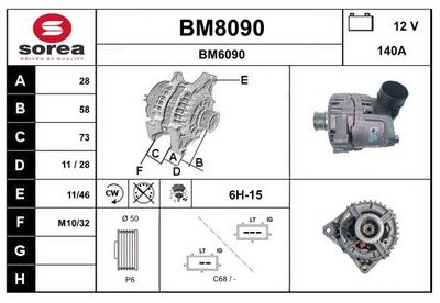 GENERATOR SNRA BM8090