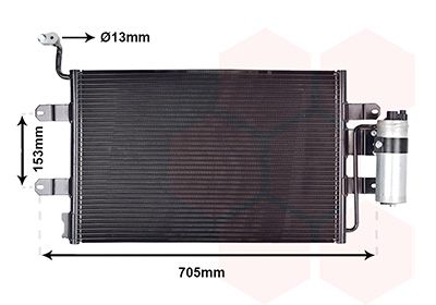 CONDENSATOR CLIMATIZARE VAN WEZEL 58005181
