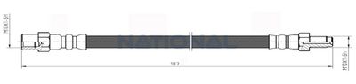 спирачен маркуч National NBH6031