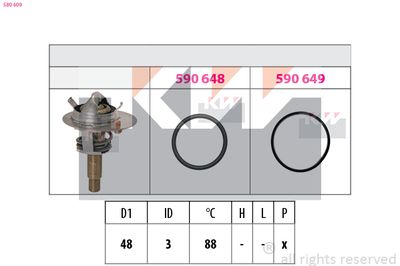 THERMOSTAT KüHLMITTEL KW 580609