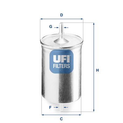 UFI 31.718.00 Паливний фільтр для CHERY (Чери)