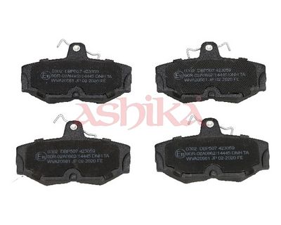 комплект спирачно феродо, дискови спирачки ASHIKA 51-00-0302