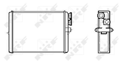 SCHIMBATOR CALDURA INCALZIRE HABITACLU NRF 53559 2