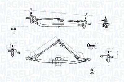 LEGATURI STERGATOR PARBRIZ MAGNETI MARELLI 085570744010 1