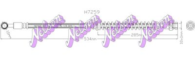 Тормозной шланг KAWE H7259 для MITSUBISHI SPACE