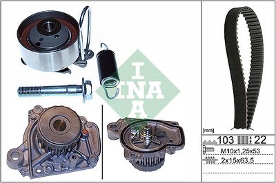 INA Waterpomp + distributieriem set (530 0505 31)