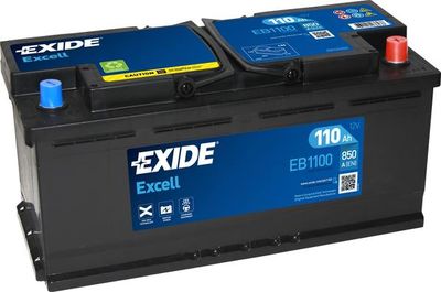 Стартерная аккумуляторная батарея EXIDE EB1100 для RENAULT MASTER
