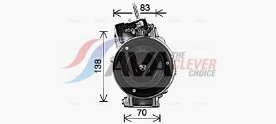 COMPRESOR CLIMATIZARE AVA Clever Choice FDAK670 2