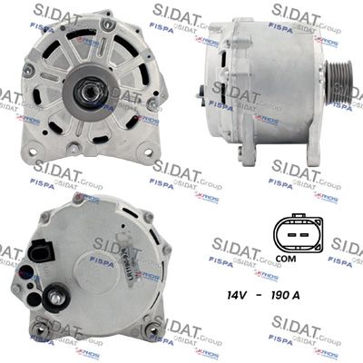 Генератор SIDAT A12HT1263 для VW TOUAREG