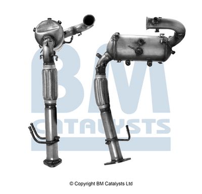 Filtr sadzy / filtr cząstek stałych, układ wydechowy BM CATALYSTS 1870875