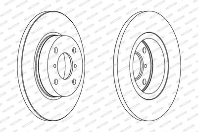 DISC FRANA FERODO DDF1148C 1