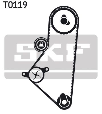 Water Pump & Timing Belt Kit VKMC 03202-1
