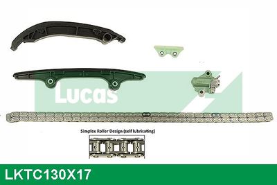 Zestaw łańcucha rozrządu LUCAS LKTC130X17
