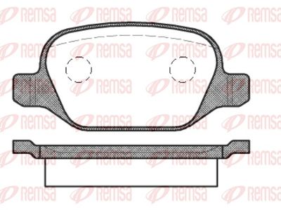 Brake Pad Set, disc brake 0727.10