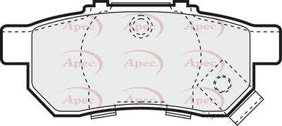 Brake Pad Set APEC PAD1009