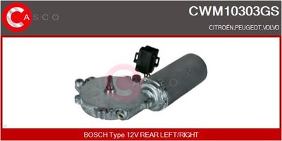 CASCO CWM10303GS Двигун склоочисника для VOLVO (Вольво)