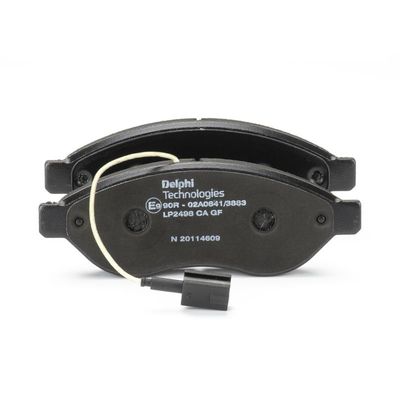 BREMSBELAGSATZ SCHEIBENBREMSE DELPHI LP2498 2